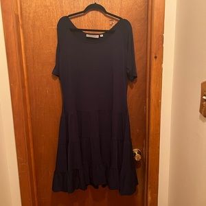 Simon ton Says navy dress